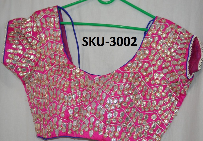 Pink GotaPatti Blouse SKU-3002